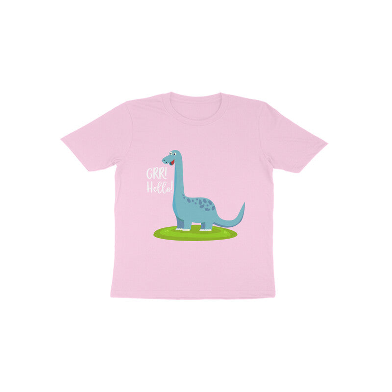 Toddler Half Sleeve Round Neck Tshirt –  Happy Dino puraidoprints