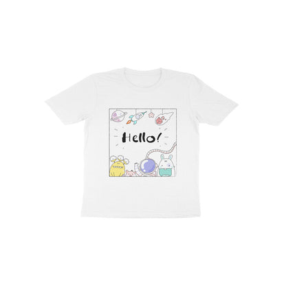 Toddler Half Sleeve Round Neck Tshirt – Hello Cartoons puraidoprints
