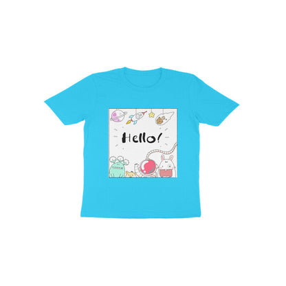 Toddler Half Sleeve Round Neck Tshirt – Hello Cartoons puraidoprints