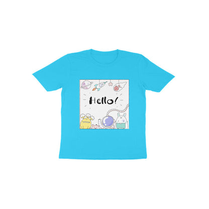 Toddler Half Sleeve Round Neck Tshirt – Hello Cartoons puraidoprints
