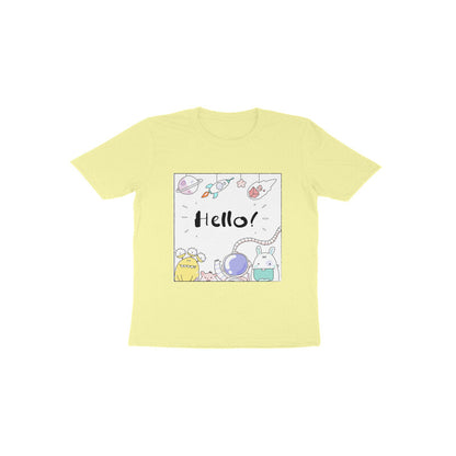 Toddler Half Sleeve Round Neck Tshirt – Hello Cartoons puraidoprints