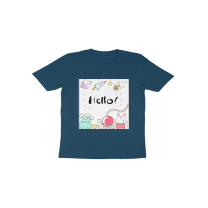 Toddler Half Sleeve Round Neck Tshirt – Hello Cartoons puraidoprints