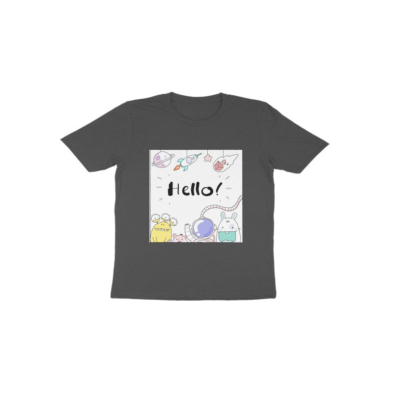 Toddler Half Sleeve Round Neck Tshirt – Hello Cartoons puraidoprints