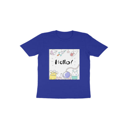 Toddler Half Sleeve Round Neck Tshirt – Hello Cartoons puraidoprints