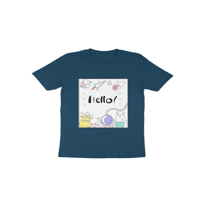 Toddler Half Sleeve Round Neck Tshirt – Hello Cartoons puraidoprints