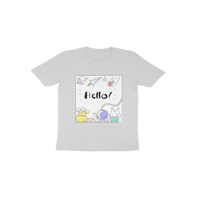 Toddler Half Sleeve Round Neck Tshirt – Hello Cartoons puraidoprints