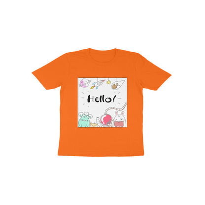 Toddler Half Sleeve Round Neck Tshirt – Hello Cartoons puraidoprints