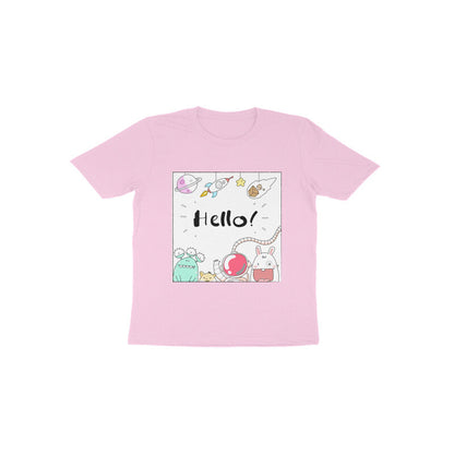 Toddler Half Sleeve Round Neck Tshirt – Hello Cartoons puraidoprints
