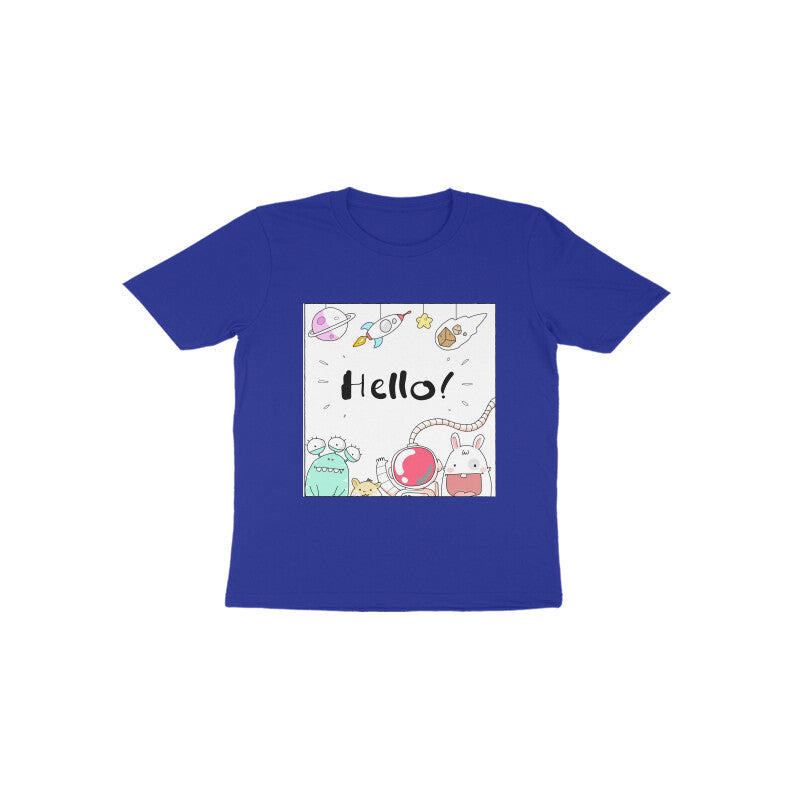 Toddler Half Sleeve Round Neck Tshirt – Hello Cartoons puraidoprints