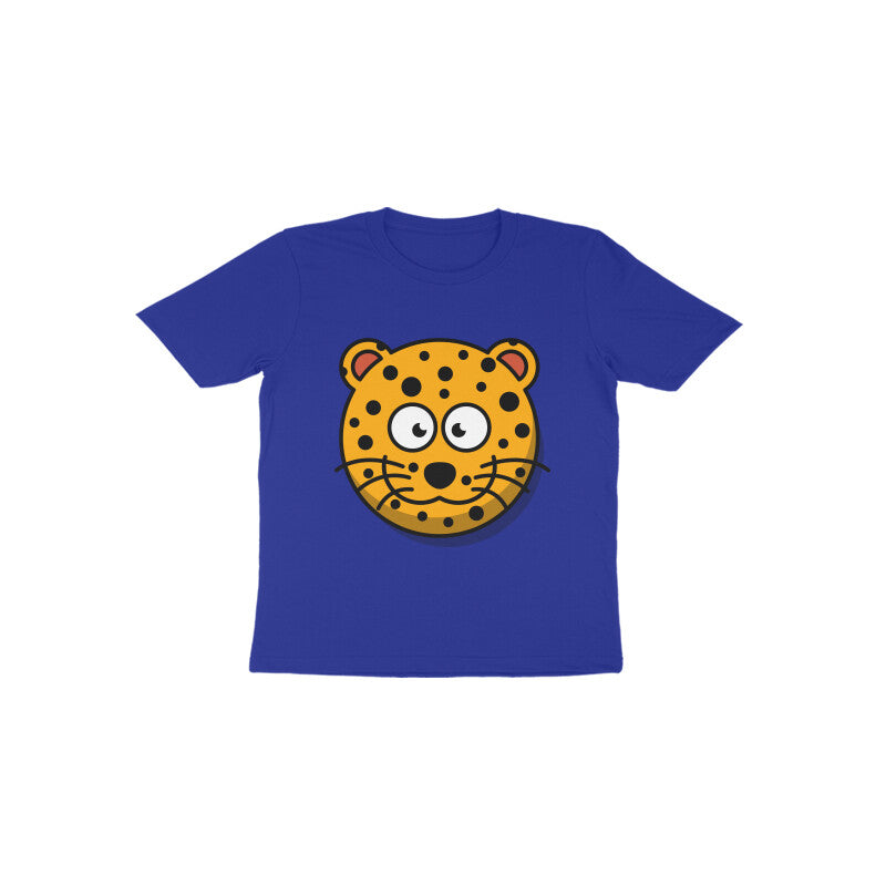 Toddler Half Sleeve Round Neck Tshirt – Leopard puraidoprints