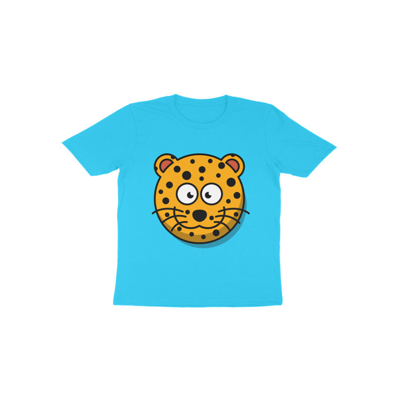 Toddler Half Sleeve Round Neck Tshirt – Leopard puraidoprints
