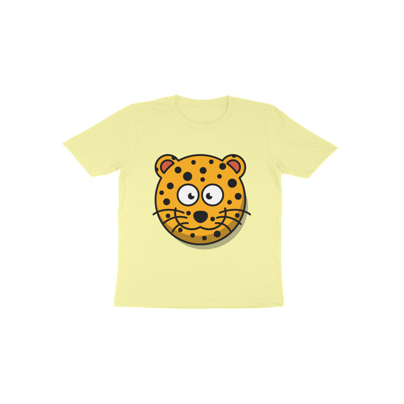 Toddler Half Sleeve Round Neck Tshirt – Leopard puraidoprints