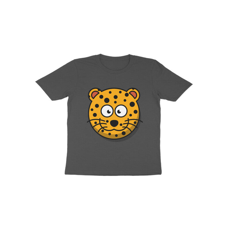 Toddler Half Sleeve Round Neck Tshirt – Leopard puraidoprints