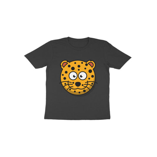 Toddler Half Sleeve Round Neck Tshirt – Leopard puraidoprints