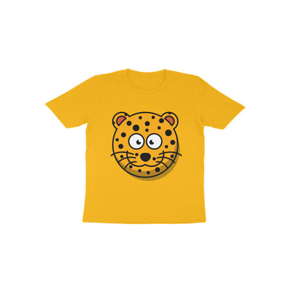 Toddler Half Sleeve Round Neck Tshirt – Leopard puraidoprints