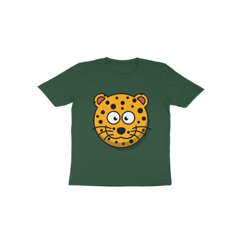Toddler Half Sleeve Round Neck Tshirt – Leopard puraidoprints