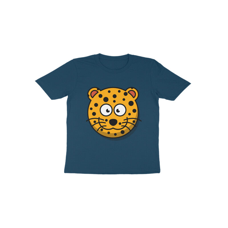 Toddler Half Sleeve Round Neck Tshirt – Leopard puraidoprints