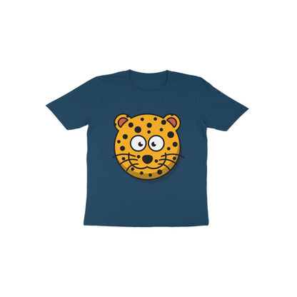 Toddler Half Sleeve Round Neck Tshirt – Leopard puraidoprints