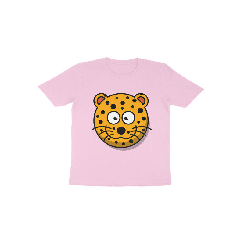 Toddler Half Sleeve Round Neck Tshirt – Leopard puraidoprints