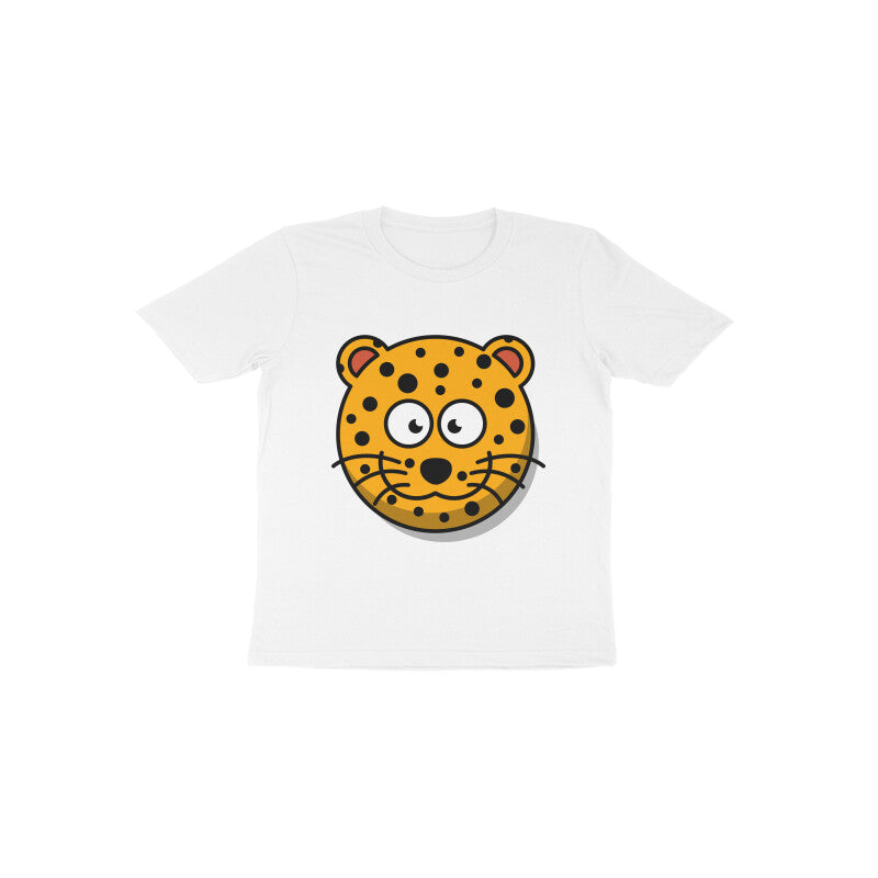 Toddler Half Sleeve Round Neck Tshirt – Leopard puraidoprints