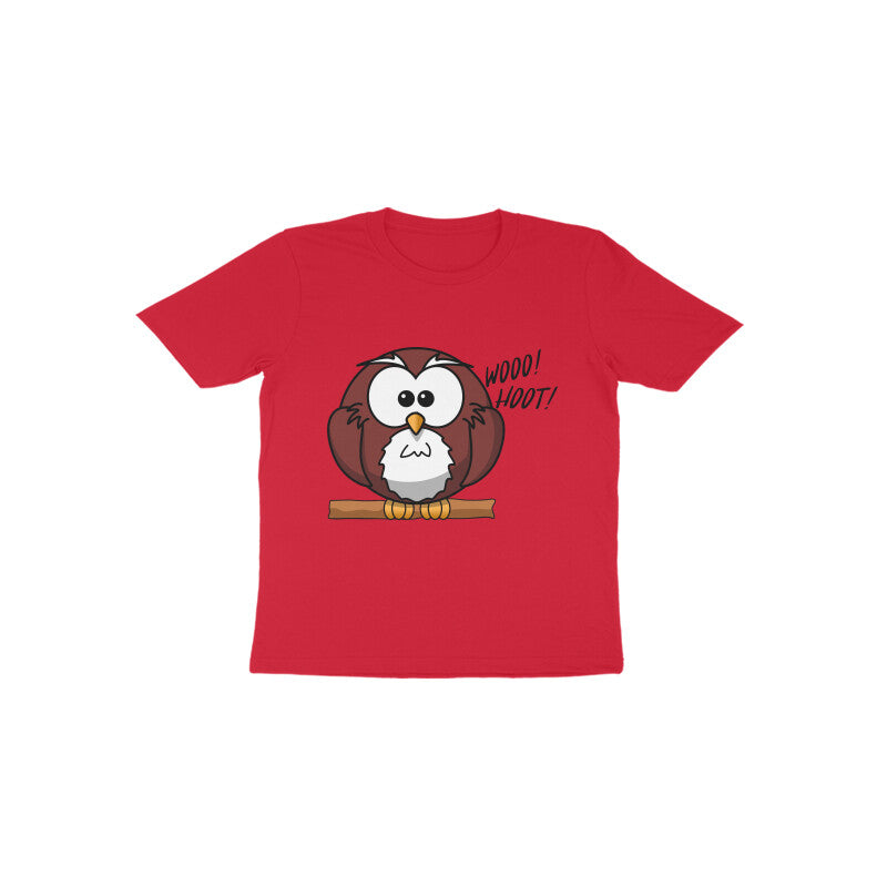 Toddler Half Sleeve Round Neck Tshirt – Owl puraidoprints