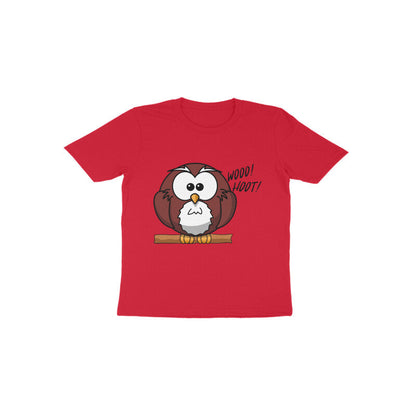Toddler Half Sleeve Round Neck Tshirt – Owl puraidoprints