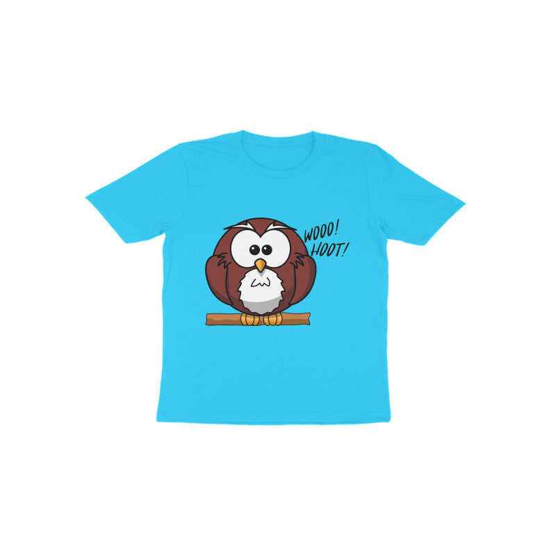 Toddler Half Sleeve Round Neck Tshirt – Owl puraidoprints