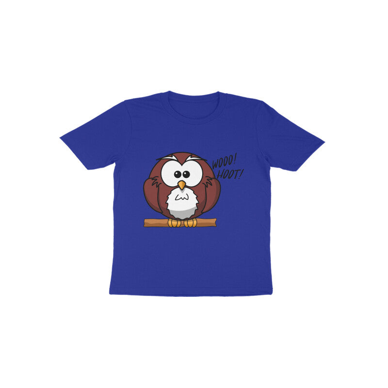 Toddler Half Sleeve Round Neck Tshirt – Owl puraidoprints