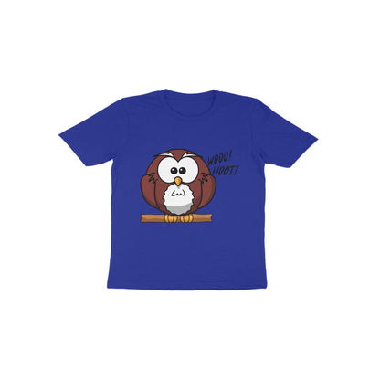 Toddler Half Sleeve Round Neck Tshirt – Owl puraidoprints