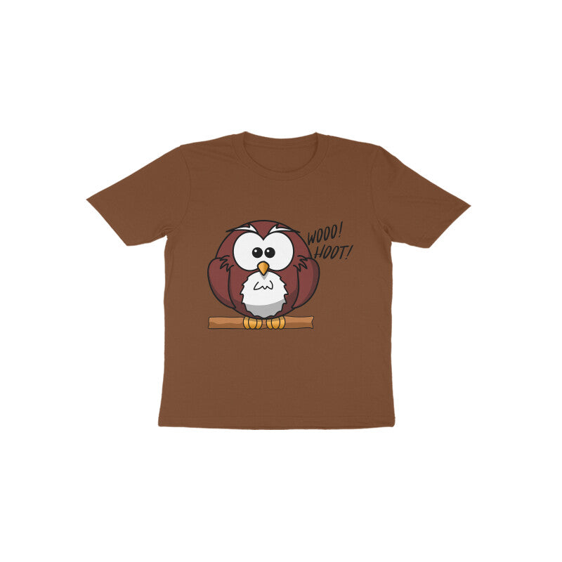 Toddler Half Sleeve Round Neck Tshirt – Owl puraidoprints