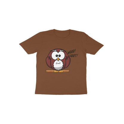 Toddler Half Sleeve Round Neck Tshirt – Owl puraidoprints