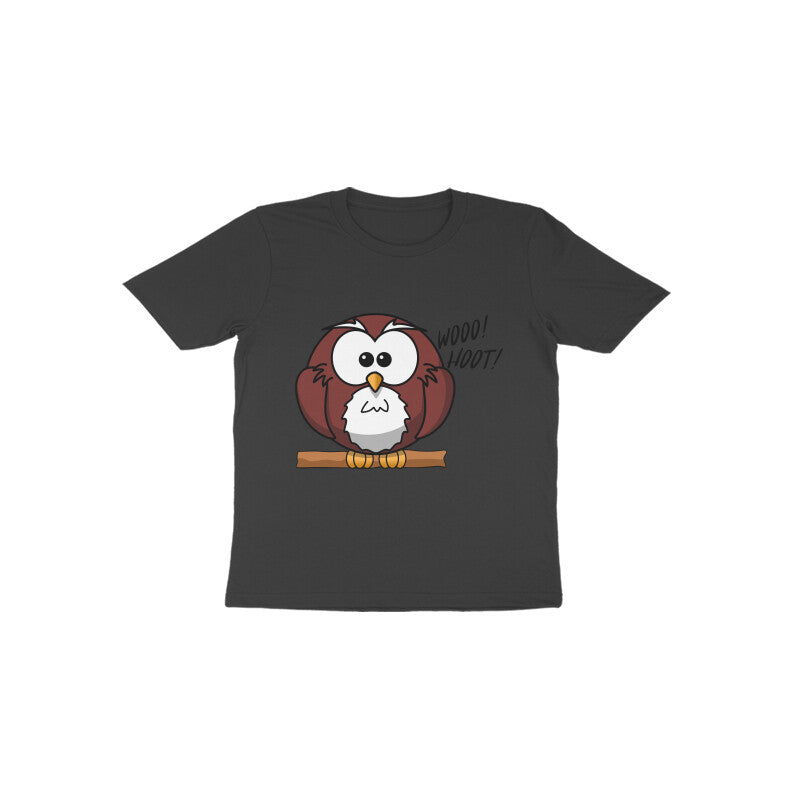 Toddler Half Sleeve Round Neck Tshirt – Owl puraidoprints