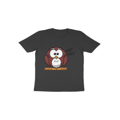 Toddler Half Sleeve Round Neck Tshirt – Owl puraidoprints