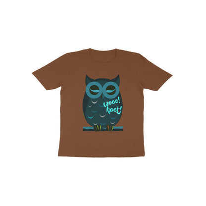 Toddler Half Sleeve Round Neck Tshirt – Owl puraidoprints