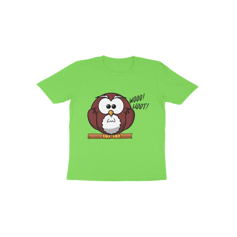 Toddler Half Sleeve Round Neck Tshirt – Owl puraidoprints