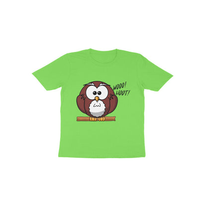 Toddler Half Sleeve Round Neck Tshirt – Owl puraidoprints