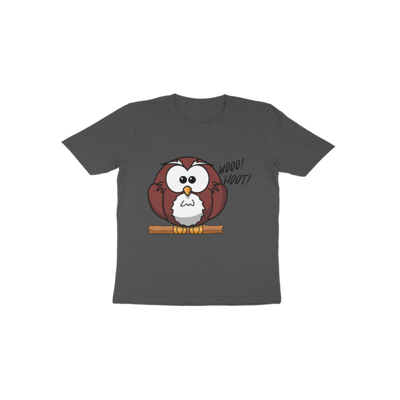 Toddler Half Sleeve Round Neck Tshirt – Owl puraidoprints