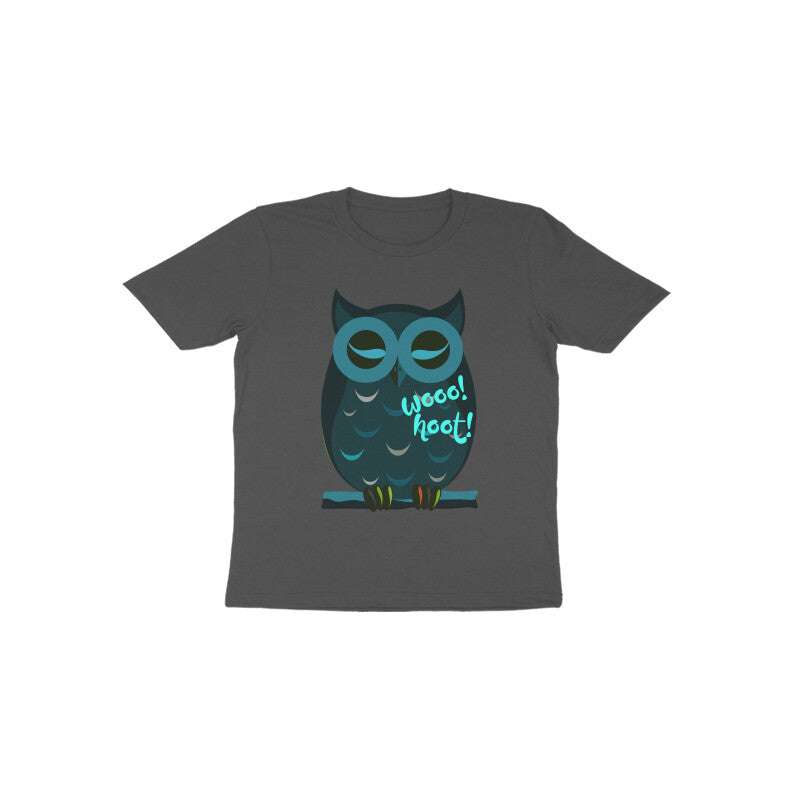 Toddler Half Sleeve Round Neck Tshirt – Owl puraidoprints