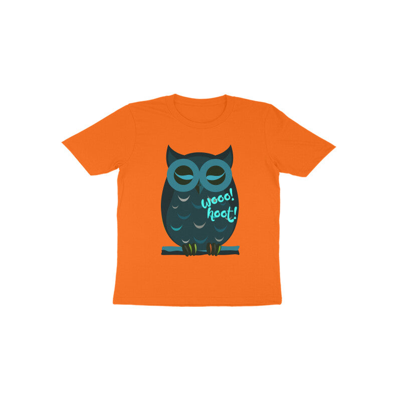 Toddler Half Sleeve Round Neck Tshirt – Owl puraidoprints