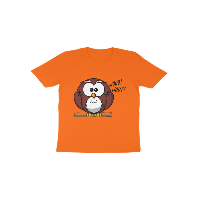 Toddler Half Sleeve Round Neck Tshirt – Owl puraidoprints