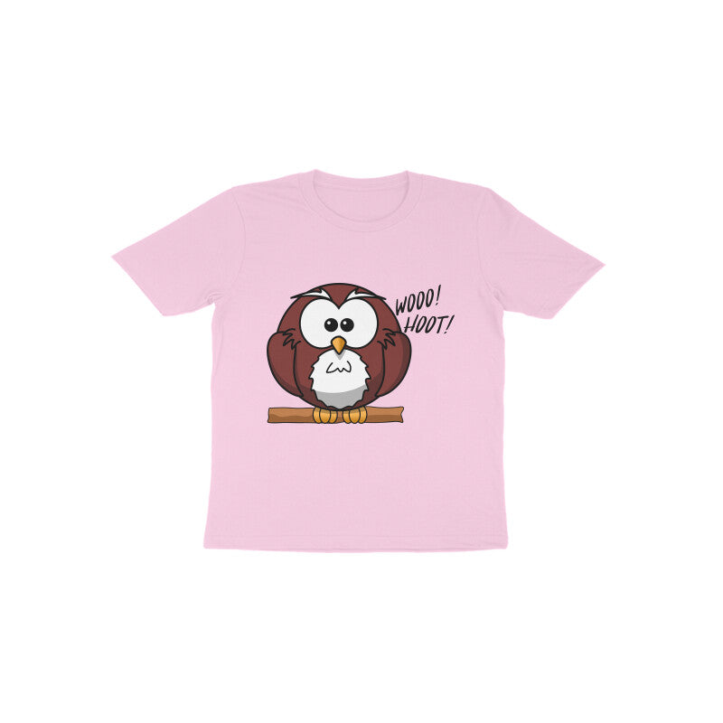 Toddler Half Sleeve Round Neck Tshirt – Owl puraidoprints