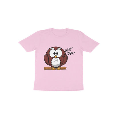 Toddler Half Sleeve Round Neck Tshirt – Owl puraidoprints