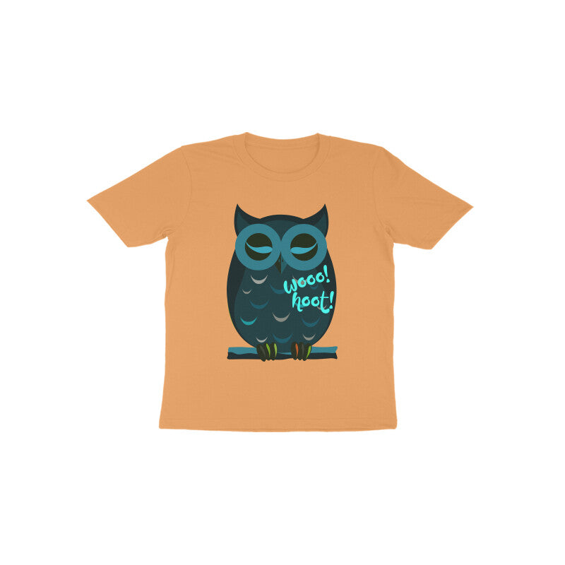 Toddler Half Sleeve Round Neck Tshirt – Owl puraidoprints