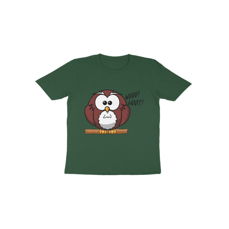 Toddler Half Sleeve Round Neck Tshirt – Owl puraidoprints
