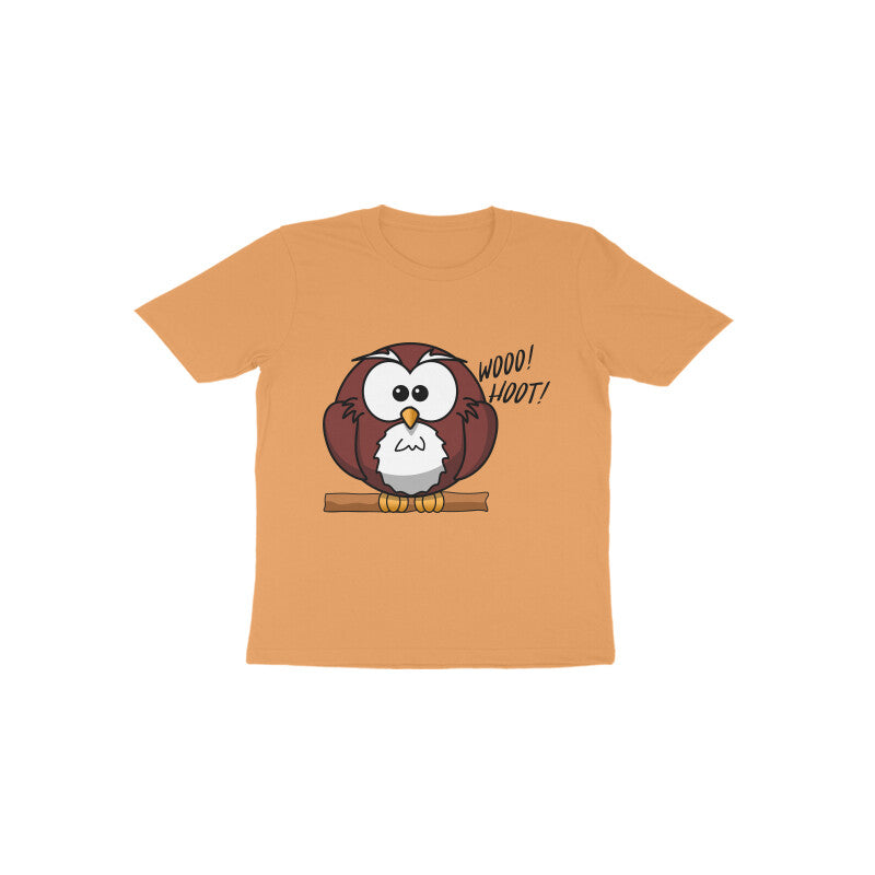 Toddler Half Sleeve Round Neck Tshirt – Owl puraidoprints