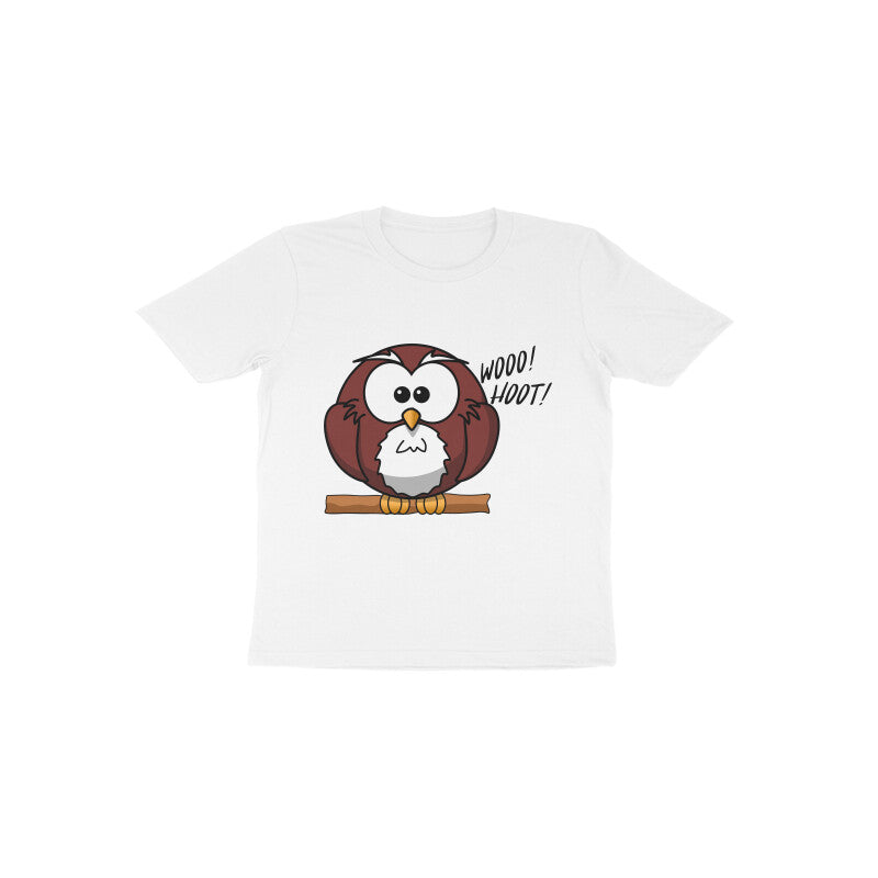 Toddler Half Sleeve Round Neck Tshirt – Owl puraidoprints