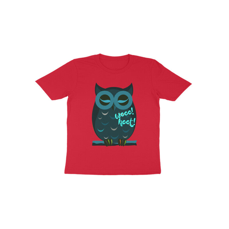 Toddler Half Sleeve Round Neck Tshirt – Owl puraidoprints