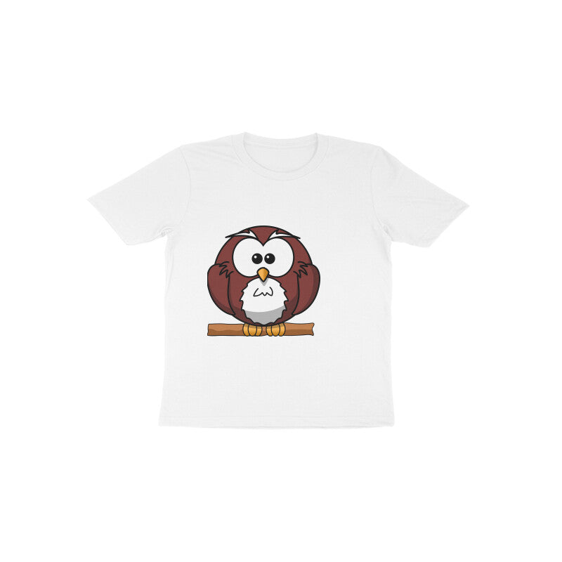 Toddler Half Sleeve Round Neck Tshirt – Owl puraidoprints