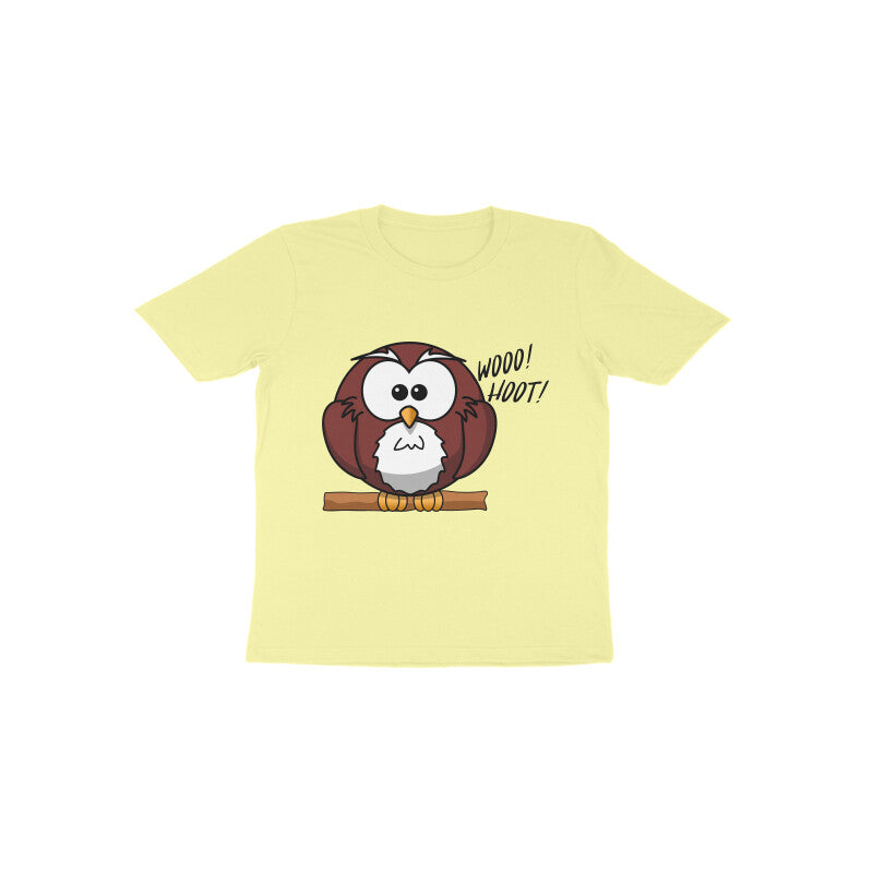 Toddler Half Sleeve Round Neck Tshirt – Owl puraidoprints