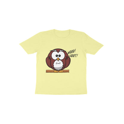 Toddler Half Sleeve Round Neck Tshirt – Owl puraidoprints